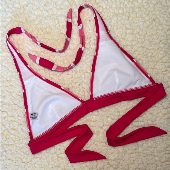 ARIZONA Pink Multi-Striped Swim Top - Picture 4 of 8